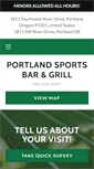 Mobile Screenshot of portlandsportsbarandgrill.com